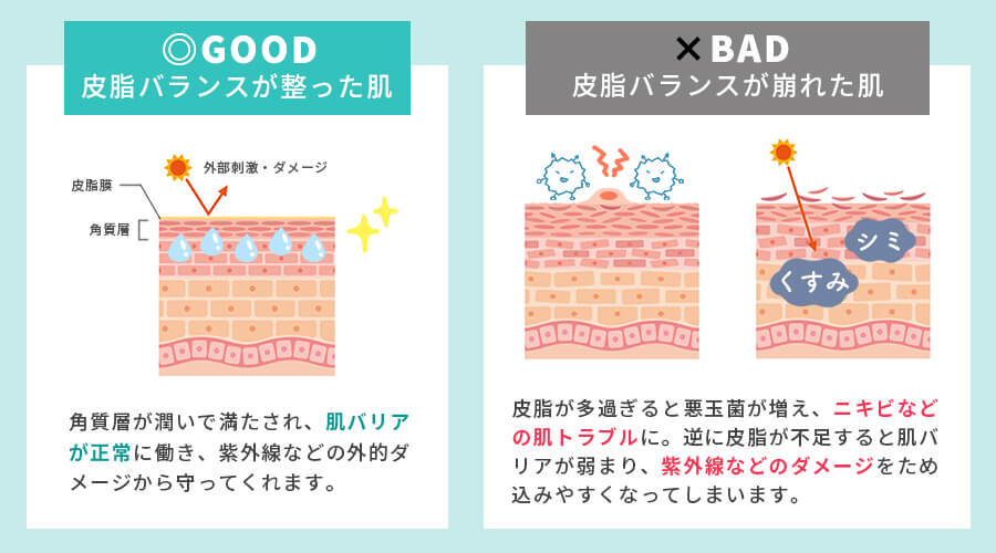 皮脂バランス